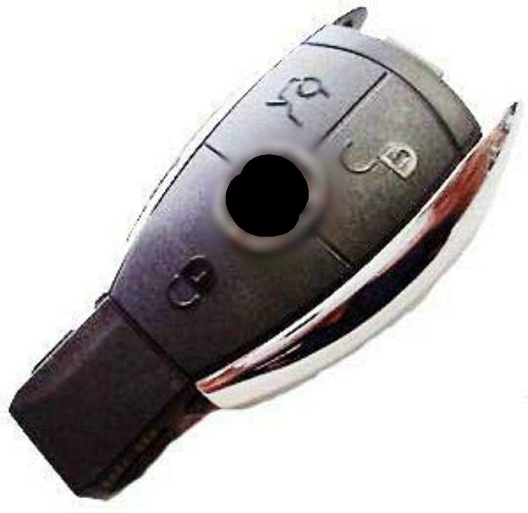 Silicone Key Cover Compatible with Mercedes Benz Class C/E/S/Coupé/CLS/CLA/GL/G/M/R320/S400/SLK/AMG (Black, Pack of 2)