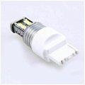 White T20 7440 2835 Chip Car 15 LED SMD Reverse Back Up Lamp Bulb Light DC12V(Pack of 2) Image 