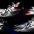 Crystal Chasing Hexagon Iconic Style RF Remote Controller M40 Style Hooked Teeth Angel Eyes (RGB,Matrix) Image 
