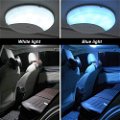  Wireless Car Interior Dome Magnetic Stick Car Ceiling Roof Lights with 2 Colors Modes 10 LEDs Dome Light for Multipurpose use(White/Blue) Image 