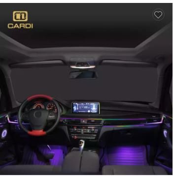 CARDI K4 10 in 1 Led Strip Factory Direct Sale Auto Car Atmosphere Light Ambient Light Car Rgb For 98% Car Model