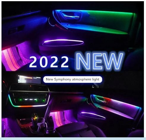 CARDI K4 Active Symphony10 in 1 Led Strip Factory Direct Sale Auto Car Atmosphere Light Ambient Light Car Rgb For 98% Car Model Image