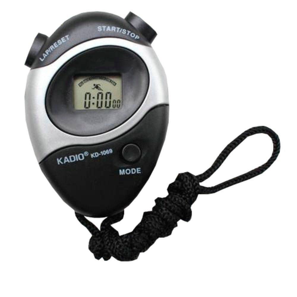 Track Running Handheld LCD Digital Professional Timer Sports Clock Stopwatch Digital Watch (Black Pack of 1) Image