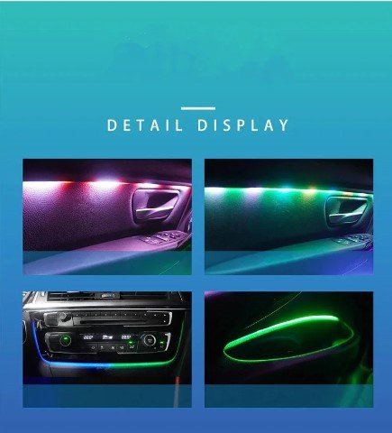 Cardi K4 Active 6th Generation 14 In 1 Wireless LED Atmosphere Lights For Automotive Car Interior Ambient Acrylic Strips Lighting Image 