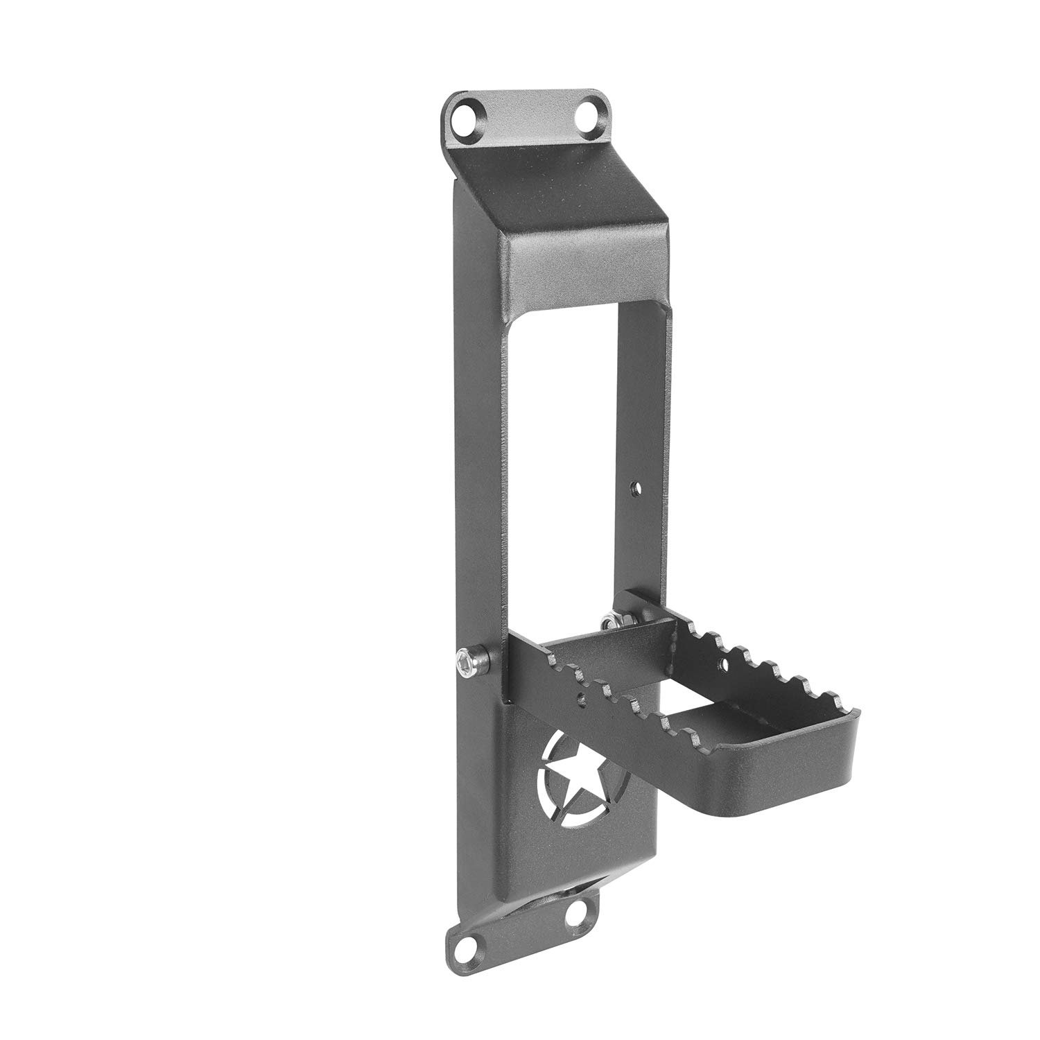 Star Metallic Door Hinge Step compatible For Thar (Set of 2, Black)U Image 
