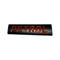 Emblem Premium 3D Metal Petrol Emblem Decal Sticker Badge Universal for Cars/Truck(Black) Image 