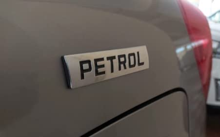 Emblem Premium 3D Metal Petrol Emblem Decal Sticker Badge Universal for Cars/Truck(Silver)