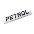 Emblem Premium 3D Metal Petrol Emblem Decal Sticker Badge Universal for Cars/Truck(Silver) Image 