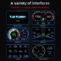 Digital OBDII Speedometer ACECAR Car Head Up Display with OBD2/EUOBD Interface Plug and Play HUD Fit for Most Vehicles After 2008 Image 