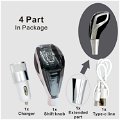 Crystal Shift knob Touch Activated Ultra LED Light Illuminated Gear Shift Knob ,Fits for Most Cars with Button-Less Operated Shifter Fit for kia Cars Image 