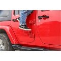 Star Metallic Door Hinge Step Compatible For Thar Cars (Set of 2, Red) Image 