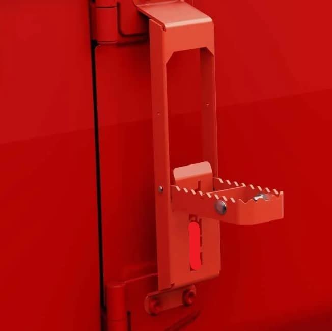  Door Hinge Step compatible For Suzuki Car (Set of 2, Red) Image 