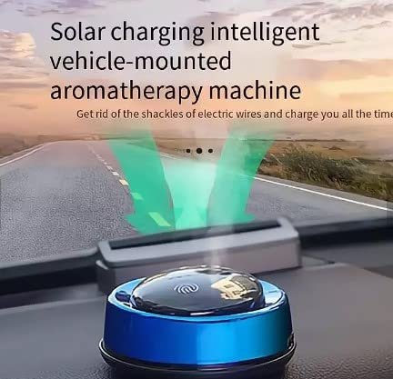 Intelligence aromatherapy machine ai intelligent control uitrasonic atomization solar energy Lithium battery energy storage(Blue) Air Freshener Image 
