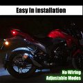 Strobe Light For 2LEDS 7colors Warning Rear Light For Motorcycle and Decorative Light For Cars Image 