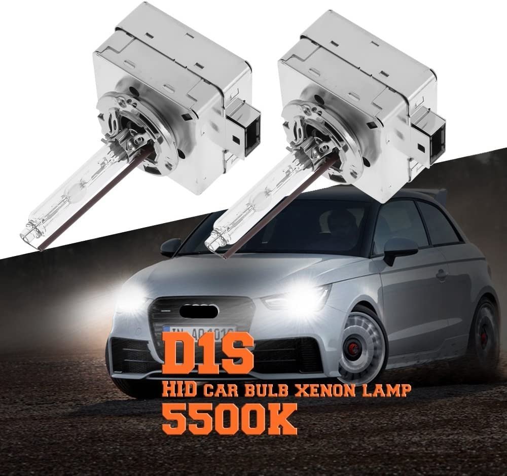  GS D1S Headlight Replacement Bulbs 35W Xenon 12V 5500K for Car Automotive (White) - 2PC Pack Image 
