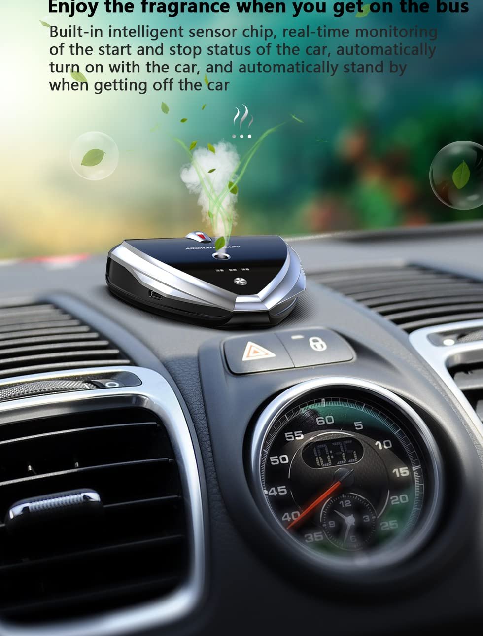 Air Freshener Car Aroma USB Diffuser Freshener Machine Parts Perfume Smart Tools(Red) Image 