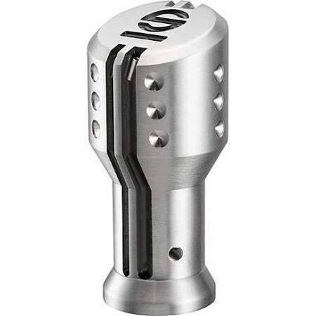 Universal Car Gear Shift Knob Auto Transmission Shift Lever Knob Metal Gear Knobs (Silver,SPC) Image 