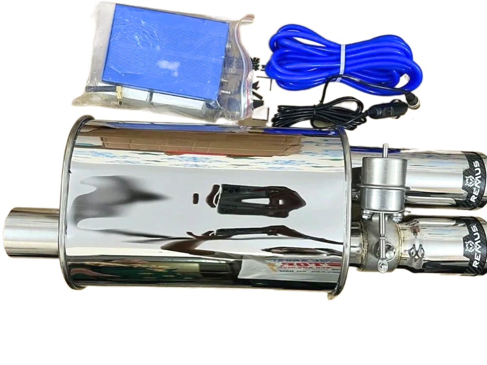 Remus Valvetronic Exhaust Remote with Vacuum Valve for All CAR (REMUS CARBON DOUBLE TIP Valvetronic Exhaust) Image 