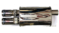 Remus Valvetronic Exhaust Remote with Vacuum Valve for All CAR (REMUS CARBON DOUBLE TIP Valvetronic Exhaust) Image 