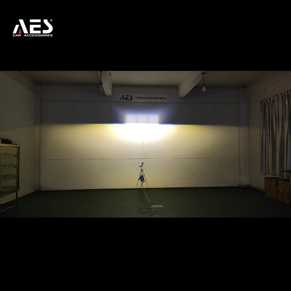 AES Bi-Led Tri-Color 3 Inch Fog Lamp Projector 45w-Ip65 12v 3-Colors Image 