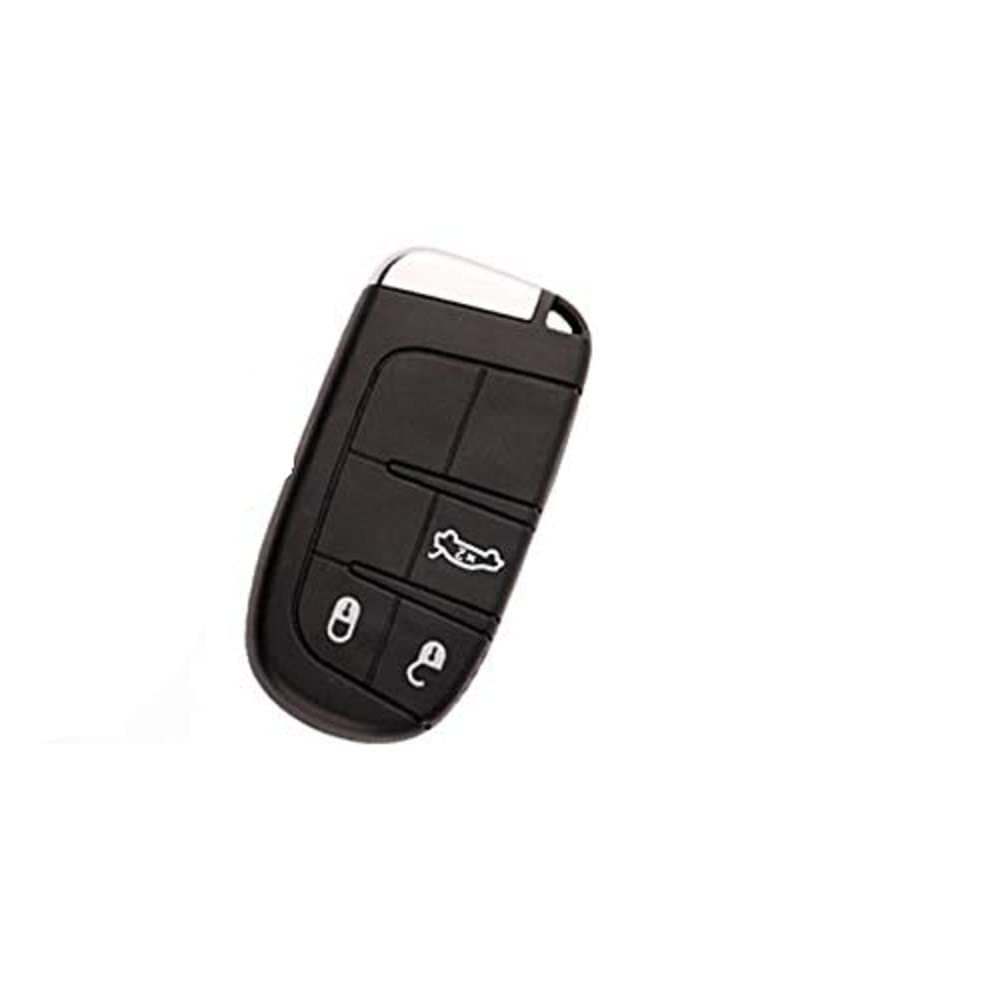 TPU Carbon Fiber Style Car Key Cover Compatible with Compass Smart Key Image 