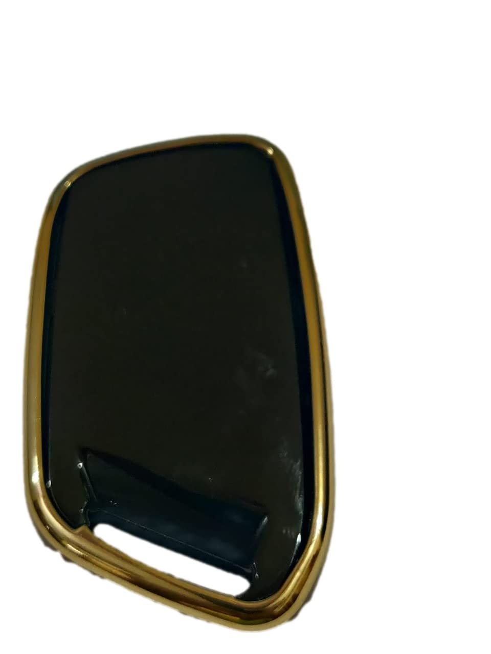 TPU Key Cover Compatible MG Hector New 3 Button Smart Key (Black) Image 