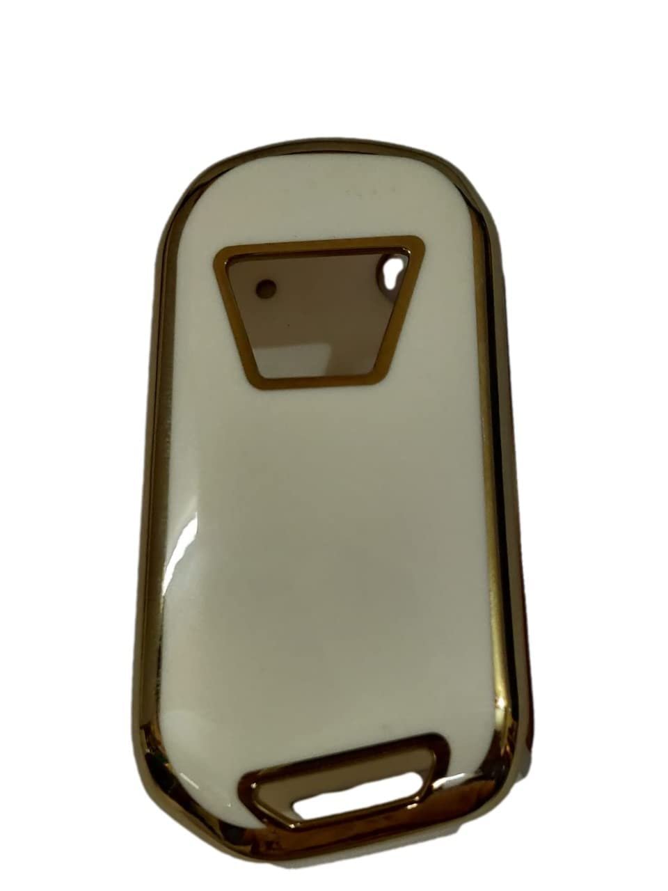 TPU Silicone key Cover For Compatible With For New Mahindra Scorpio 2022, XUV 700, Thar 2020, Tuv-300, Marazzo, Scorpio 2019, Bolero 2020 Flip Key (White, Pack of 2) Image 
