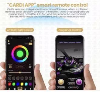  Cardi Long Lasting Smart Car Fragrance System APP Control Pure Aroma Diffuser Oil Fragrance Aromatherapy Perfume Suitable For All Cars  Image 