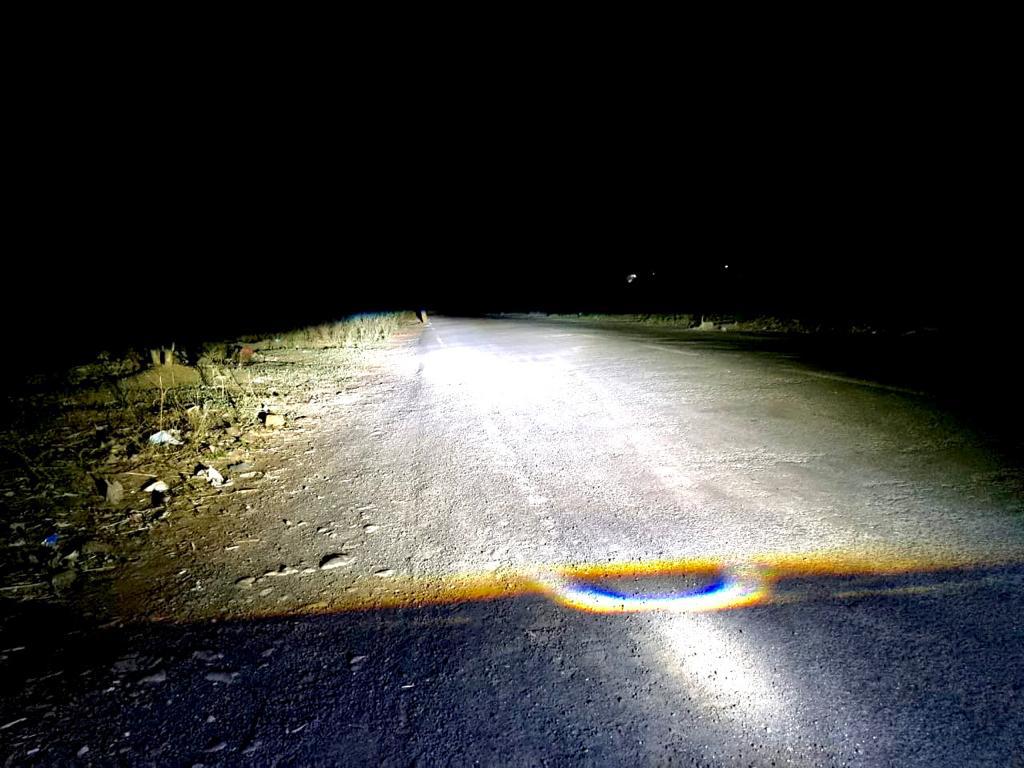 AES F1 Bi Led Headlight Laser Projector 3.0 INCH Blue Lens Image 