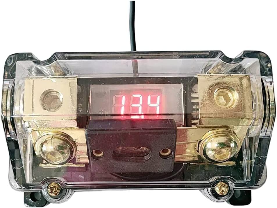 Car Audio Digital Led Display Fuse Holder ANL Include Fuse Distribution block 1 way in 1 way out Image 