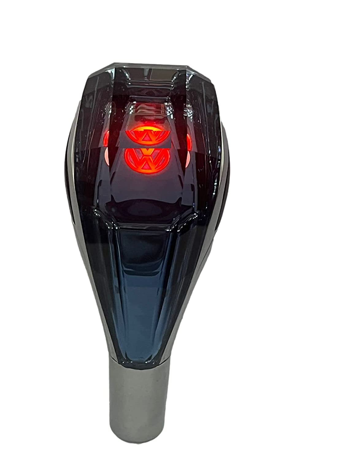 Crystal Gear Shift knob Touch Activated Ultra LED Light Illuminated with Button-Less Operated Shifter Fit with Polo, Passat, Vento, Taigun,Virtus Image 