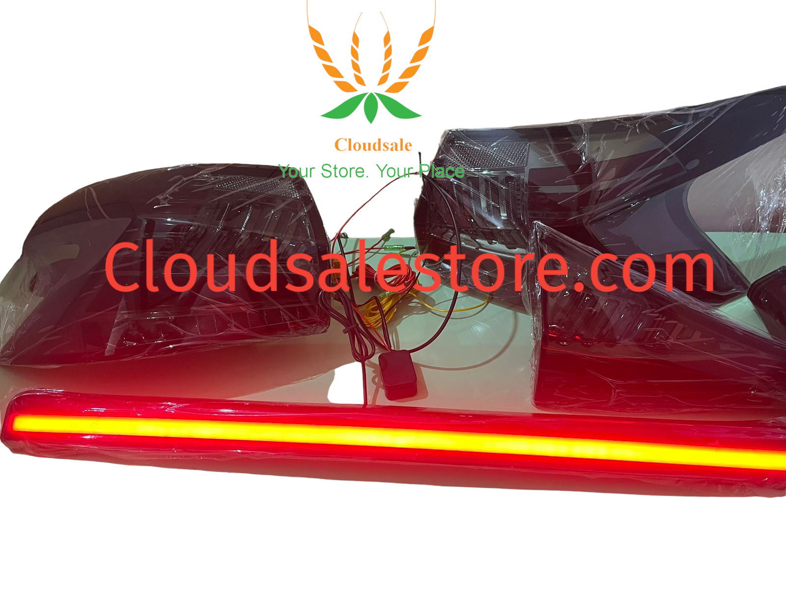 Cloudsale LED Truck and Tail Light with Matrix Running Indicator Compatible with Hyundai i20 Elite 2020 (Smoke) 1Set Image 