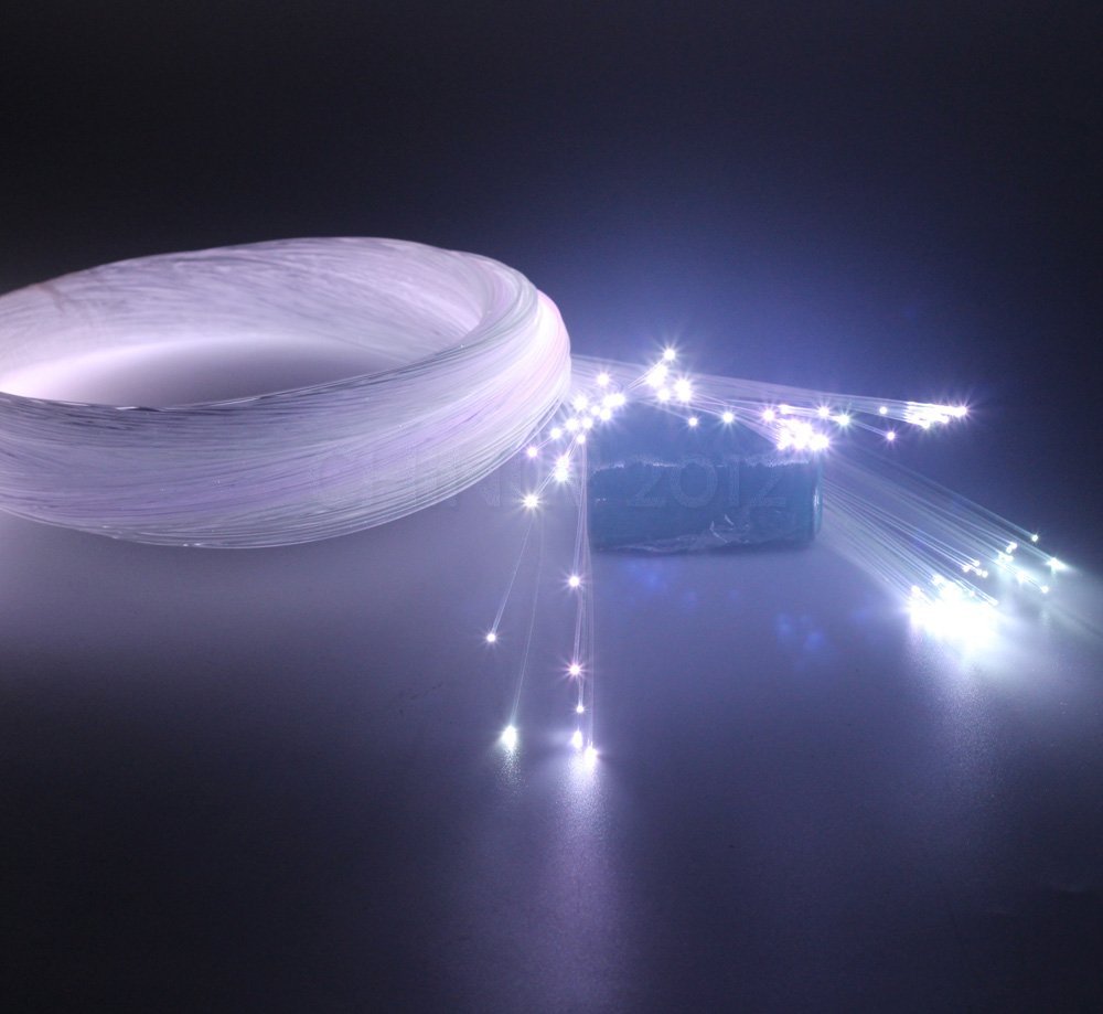 4921ft(1500m)/roll Diameter 0.04in(1.0mm) PMMA Plastic End Glow Optical Fiber Light Cable for LED Fiber Optic Star Ceiling Light lamp Image 