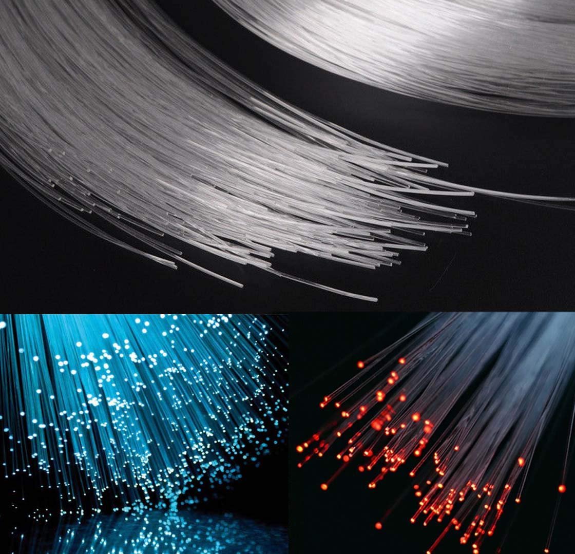 PMMA Plastic End Glow Fiber Optic Cable 1.5mm(0.06in)50m(164ft)/Roll for Star Sky Ceiling All Kind Led Light Engine Driver Source Image 