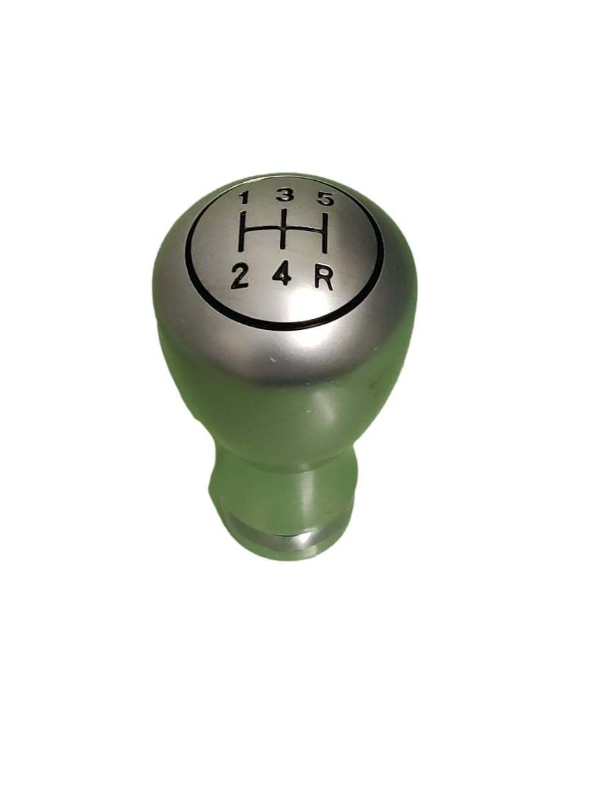 Momo Silver Race Air Leather Gearstick Shift Knobs For All Cars Image 