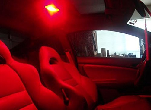 12V 2.4W COB LED Interior Car Dome Light (Red)  Image 
