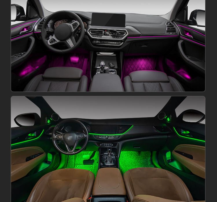 Cardi K3  6 in 1 ambient lighting set atmosphere of the Car lights Image 