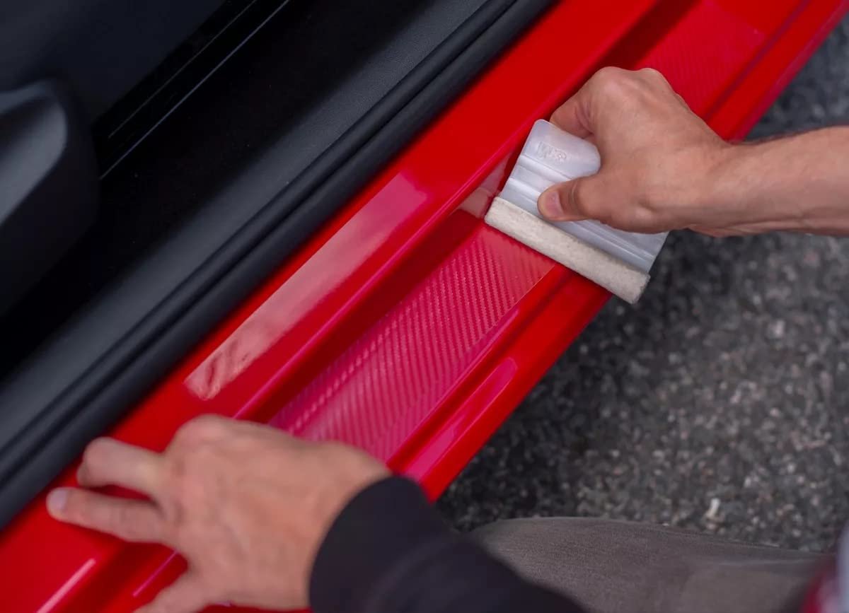 Nano K5D Sticker Tape Anti Scratch Carbon White Paint Protection Film Flexible Tape For Car Paint Protection Decoration (5M, Carbon White) Image 