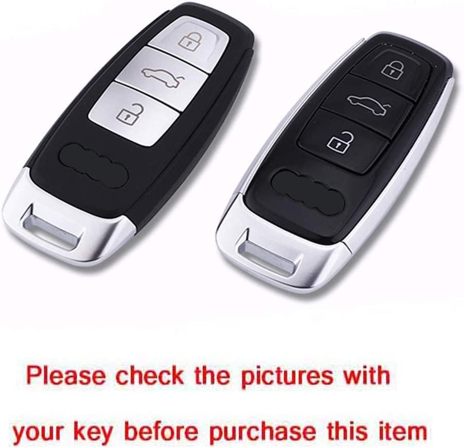 TPU Key Cover Compatible For A3 A4 B9 A6 C8 A7 S7 S8 Q7 Q8 SQ8 Keys Cover Fob Shell 3 Buttons Smart Car Key Cover Image 