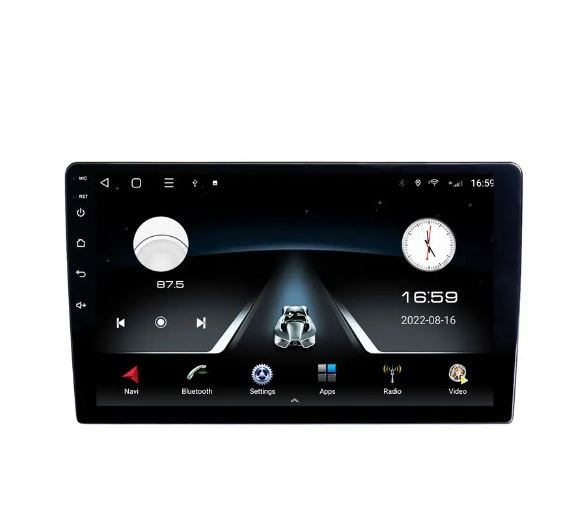 Android 9/10 Inch Car Multimedia Player Universal 2 DIN Car Stereo Radio GPS Carplay DSP 4G Image 