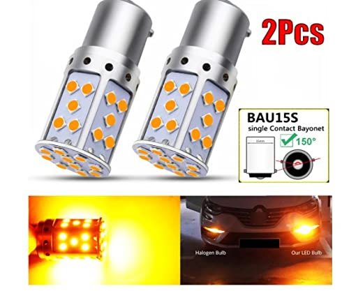 Canbus Amber BAU15S 7507 PY21W 1156PY LED Bulbs For Car Turn Signal Parking Light Image 