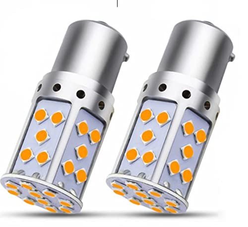 Canbus Amber BAU15S 7507 PY21W 1156PY LED Bulbs For Car Turn Signal Parking Light Image 