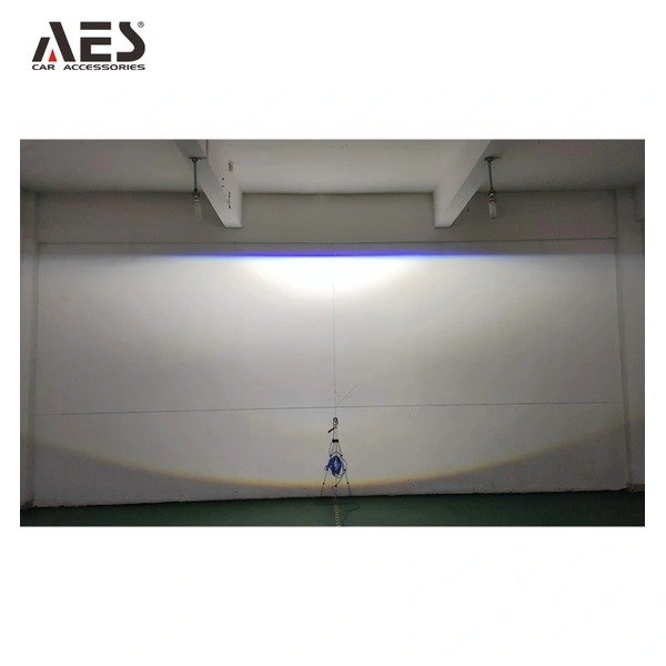 AES Q8 Pro 100-100W/pair 3 inch Blue Quattro Lens Fog Projector White 5500k  Image 