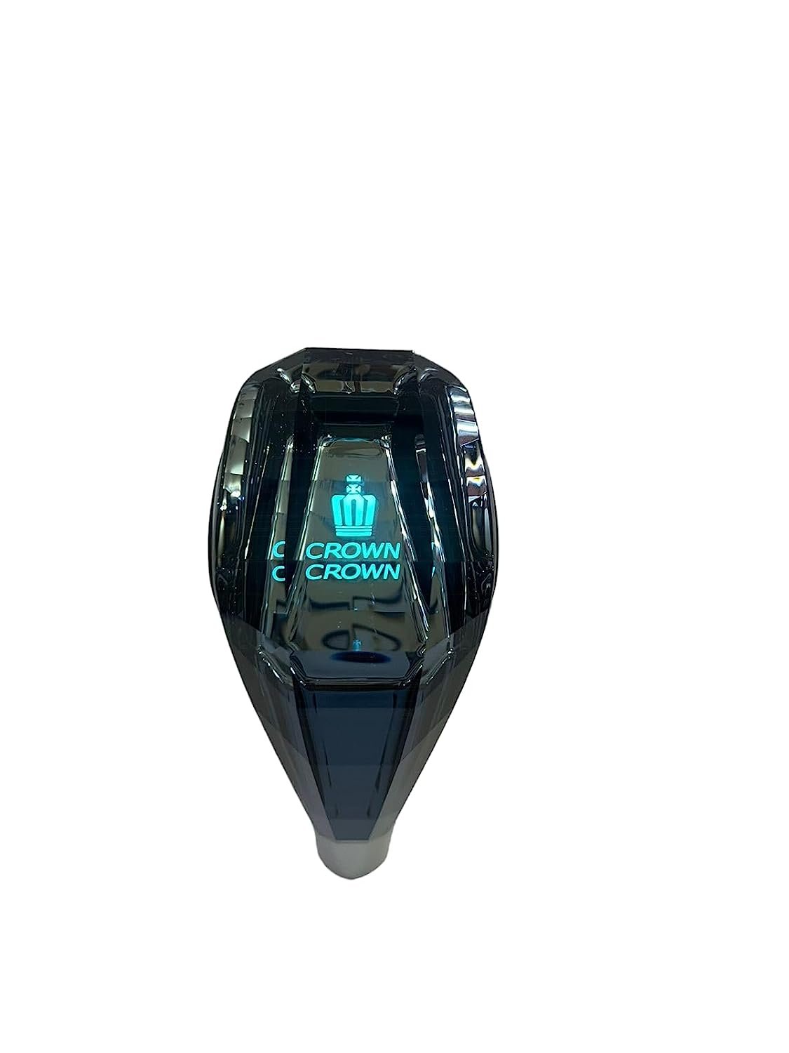 Crystal Shape Car Crown LED Handball Crystal Shift Knob Shift Lever 7 Color Lights Illumination Touch Sensor Line Lighting Compatible with All Automatic Cars Image 