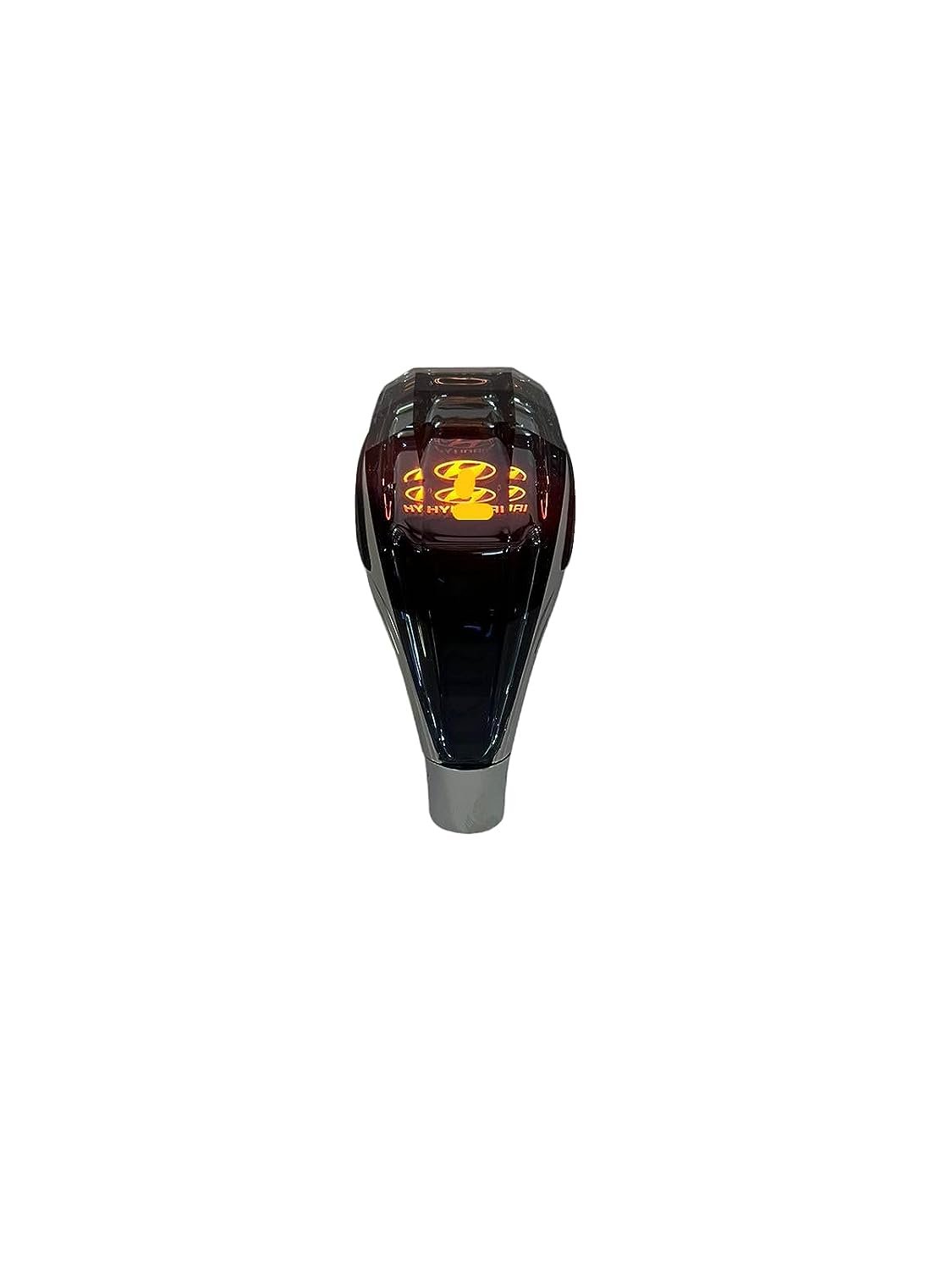Crystal Shape Car LED Handball Crystal Shift Knob Shift Lever 7 Color Lights Illumination Touch Sensor Line Lighting Compatible with Hyun-DAI Car Image 