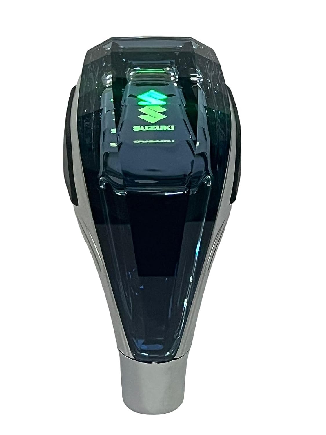 Crystal Shape Car LED Handball Crystal Shift Knob Shift Lever 7 Color Lights Illumination Touch Sensor Line Lighting Compatible with Suz-uki Car Image 