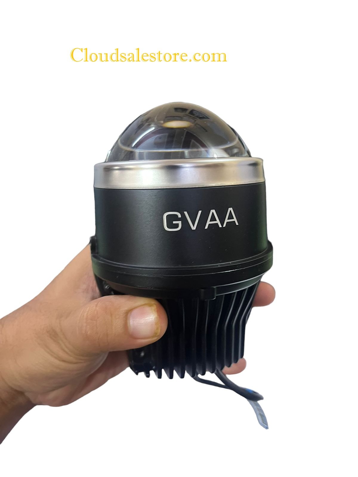 GVAA Bi-Led Fog Lamp 150watt 5500K Double Lamp Cup Projector Kit Image 