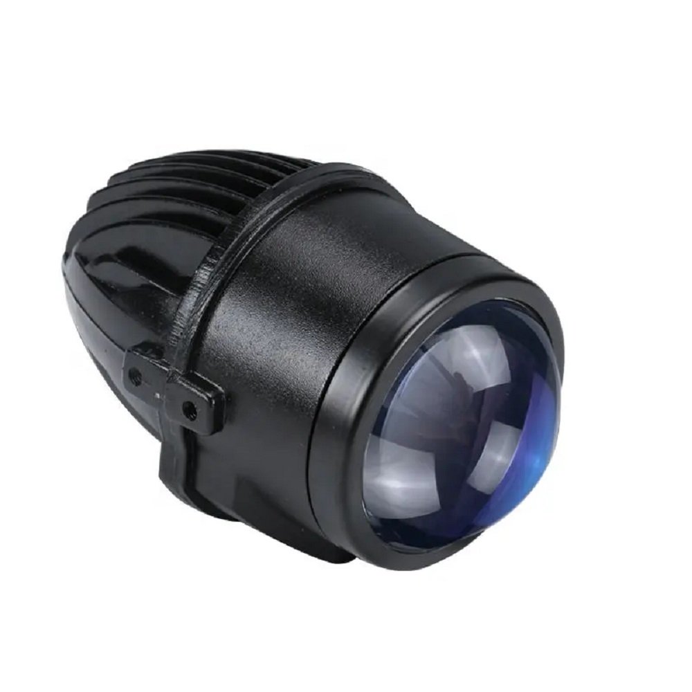 AES 2Inch Tricolour LED Fog Light Dual Lens 35W 4300K,6000K,3000K For Bi Led Fog Lamps Projector Lens Image 