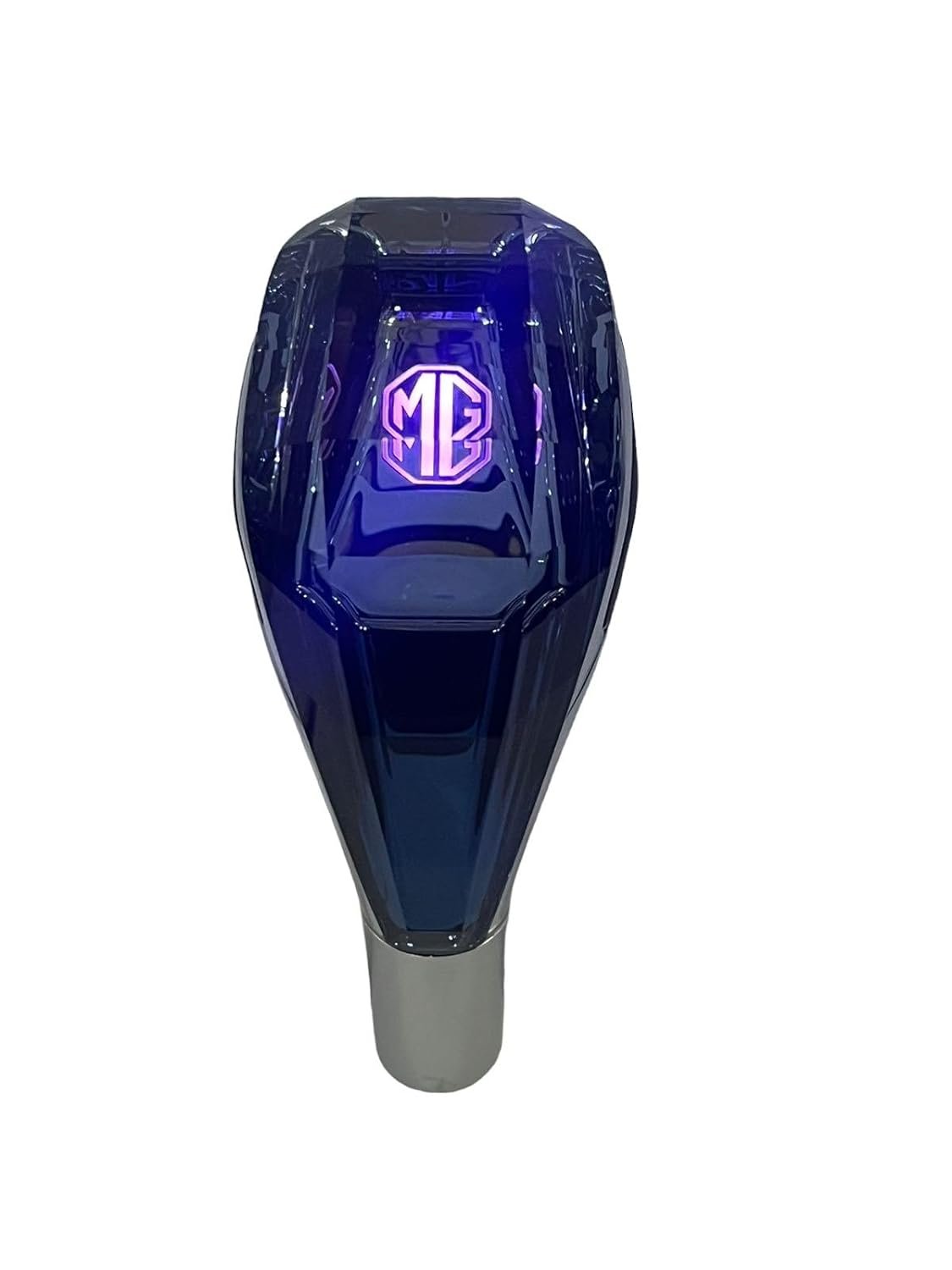 Crystal Shape Car LED Handball Crystal Shift Knob Shift Lever 7 Color Lights Illumination Touch Sensor Line Lighting Compatible with M-G Car Image 