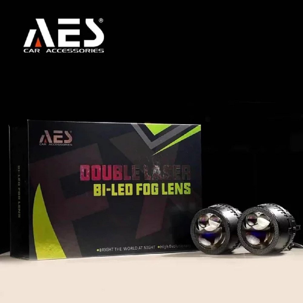 AES FX Double Laser 3inch Bi- Led Fog Lamp(Lo/Hi Power: 43w/63w) Image 